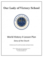 Lesson Plans – Grade 09 World History II